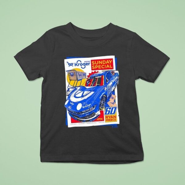 Ryan Preece Sunday Special Kroger Racing T Shirt