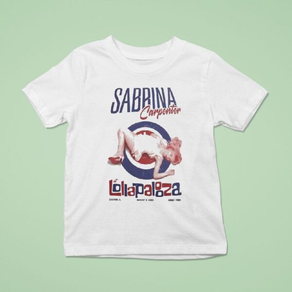 Sabrina Carpenter Chicago Il Lollapalooza T Shirt