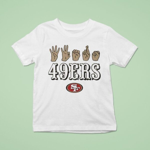 San Francisco Ers Scarlet Love Sign X Asl Hands T Shirt