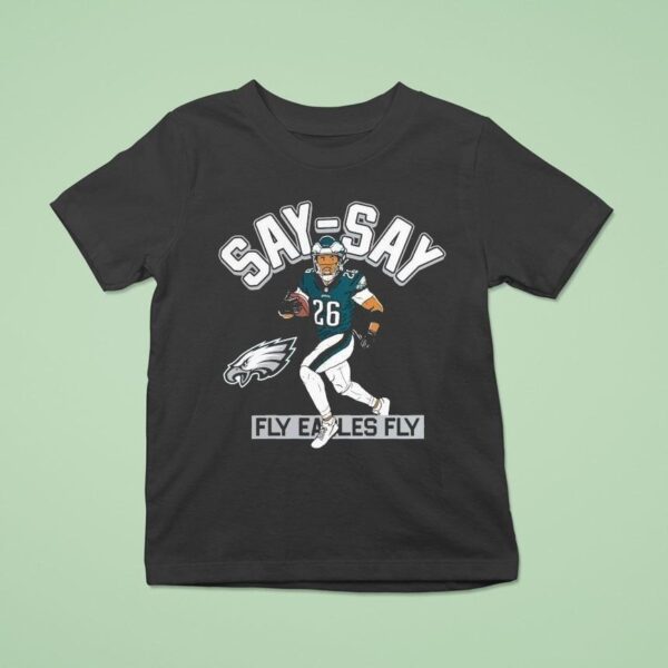 Saquon Barkley Say Say Fly Eagles Fly Philadelphia Eagles Philly T Shirt