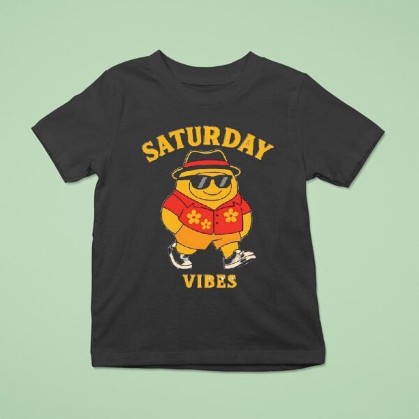 Saturday Vibes Cartoon T Shirs T Shirt
