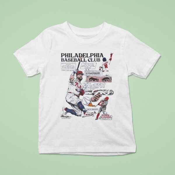 Schwarbomb Philadelphia Phillies Baseball Club Comic T Shirt