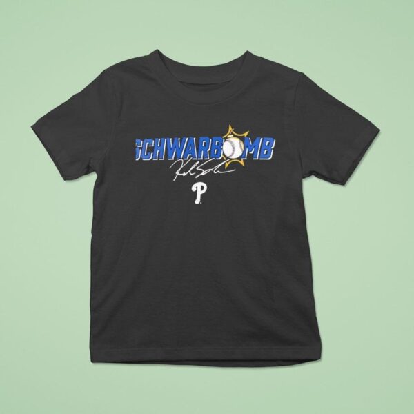 Schwarbomb Philadelphia Phillies Kyle Schwarber Signature T Shirt