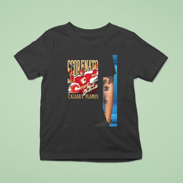 Scorenato Matt Coronato Calgary Flames Hockey T Shirt
