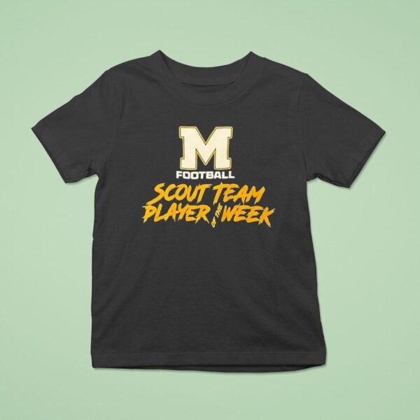 Scout Team Player Of The Week Michigan Wolverines Football T Shirt