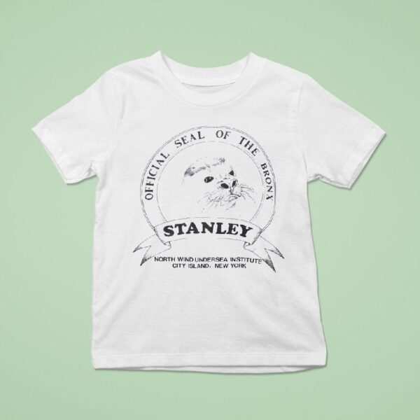 Seal Of The Bronx Stanley North Wind Undersea Institute City Island New York T Shirt