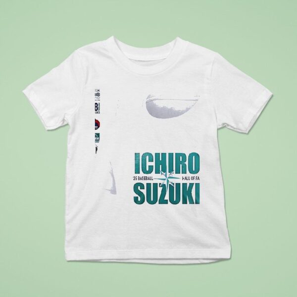 Seattle Mariners Ichiro X Hall Of Fame T Shirt