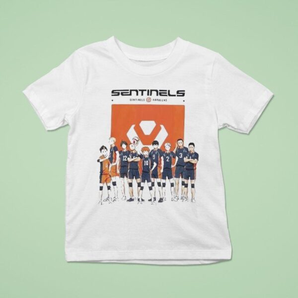 Sentinels X Haikyuu Volleyball Karasuno T Shirt