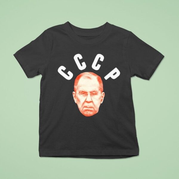 Sergey Viktorovich Lavrov Ussr Cccp Face Head T Shirt