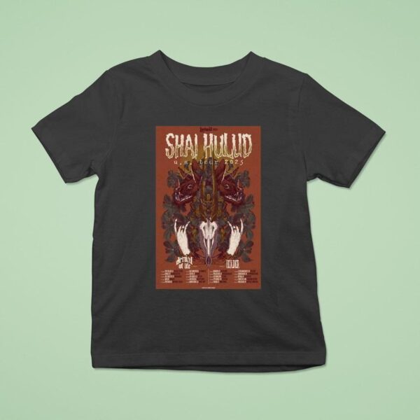 Shai Hulud Tour Usa Dates Hands Bunny T Shirt