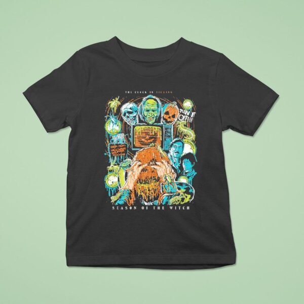 Shamrock Trio Turn It Off Season Of The Witch The Clock Is Ticking Turn It Off T Shirt