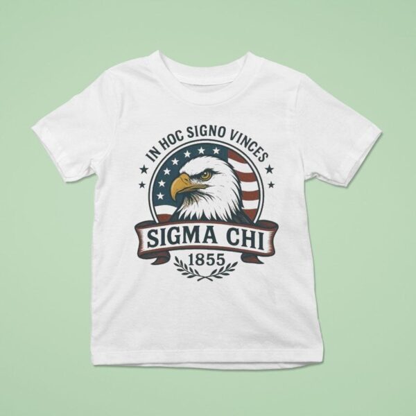 Sigma Chi In Hoc Signo Vinces Th Of July Eagle T Shirt