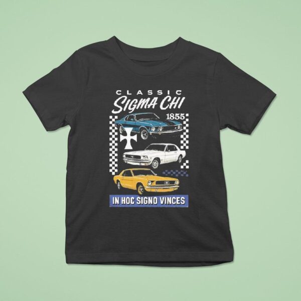 Sigma Chi In Hoc Signo Vinces Cars T Shirt
