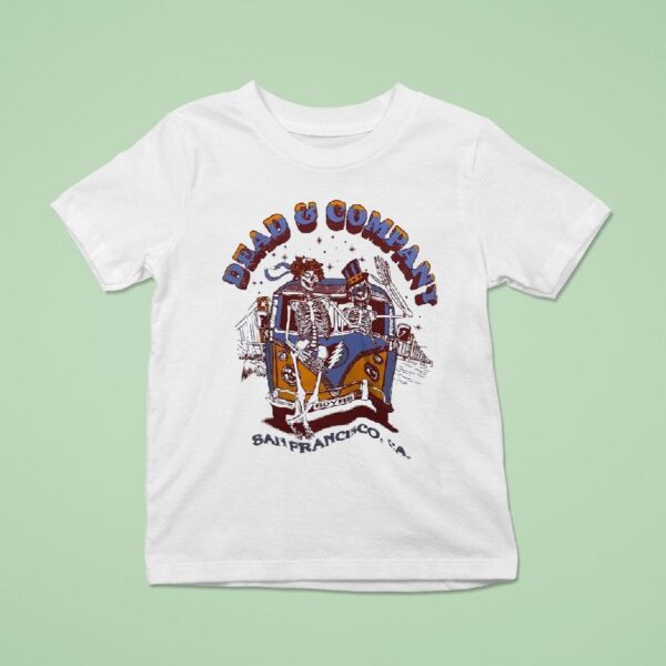 Skeleton Grateful Dead And Company Bus San Francisco Ca T Shirt
