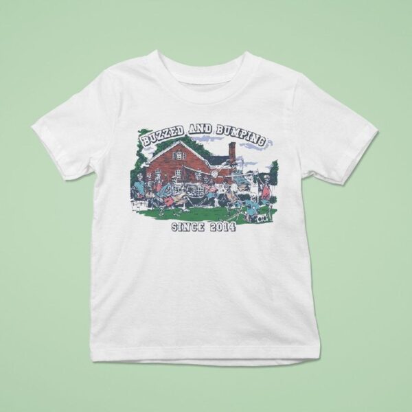 Skeleton Playing Volleyball Old Row Buzzed And Bumping Est T Shirt