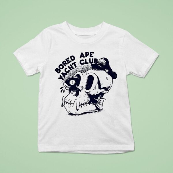 Skull Bored Ape Yacht Club T Shirt