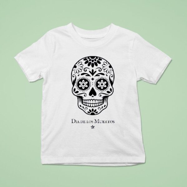 Skull Dia De Los Muertos T Shirt