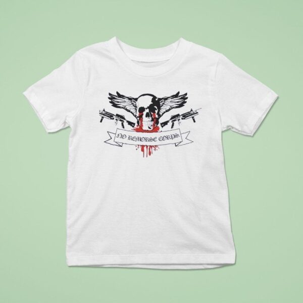 Skull Wings No Remorse Corps T Shirt