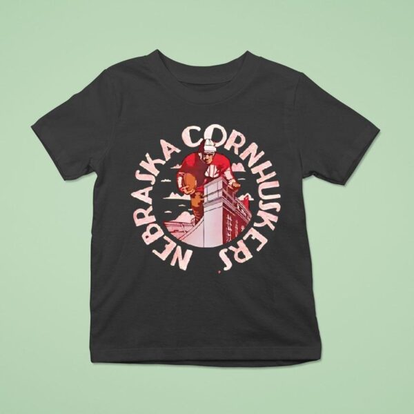 Sky Rising Nebraska Cornhuskers T Shirt