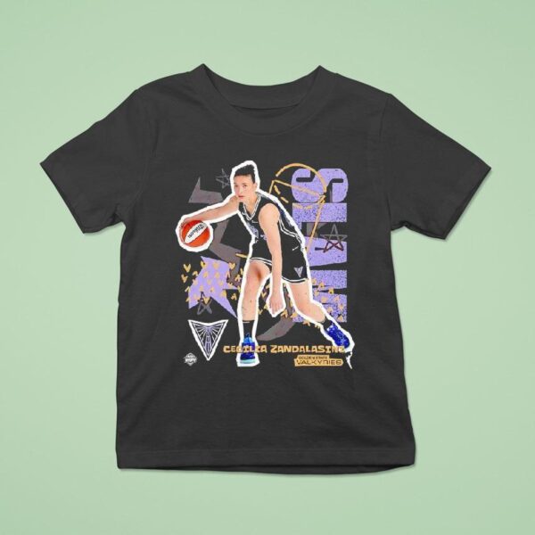 Slam Cecilia Zandalasini Golden State Valkyries Basketball T Shirt