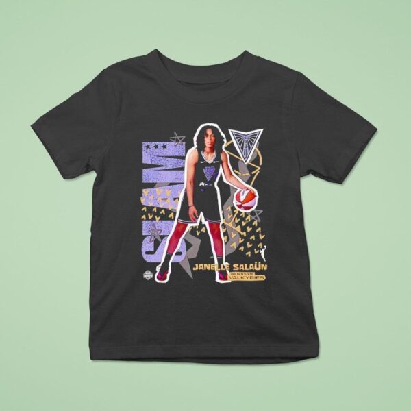 Slam Janelle Salaun Golden State Valkyries Basketball T Shirt