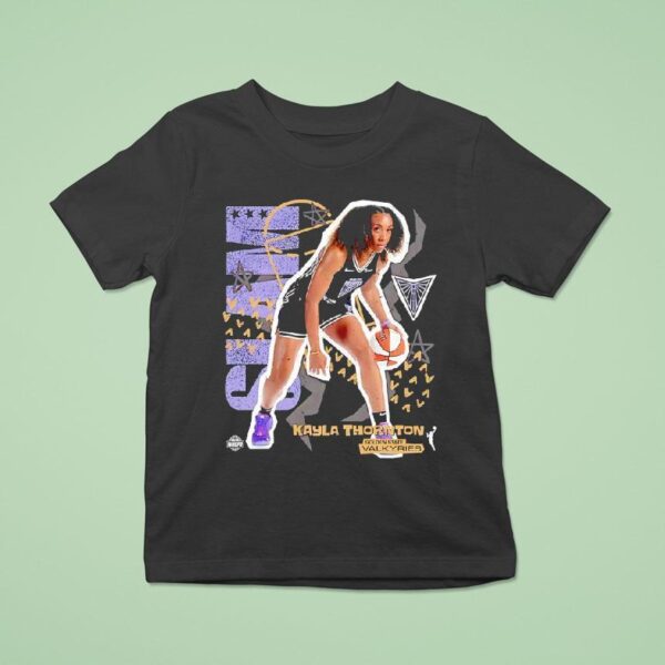 Slam Kayla Thornton Golden State Valkyries Basketball T Shirt