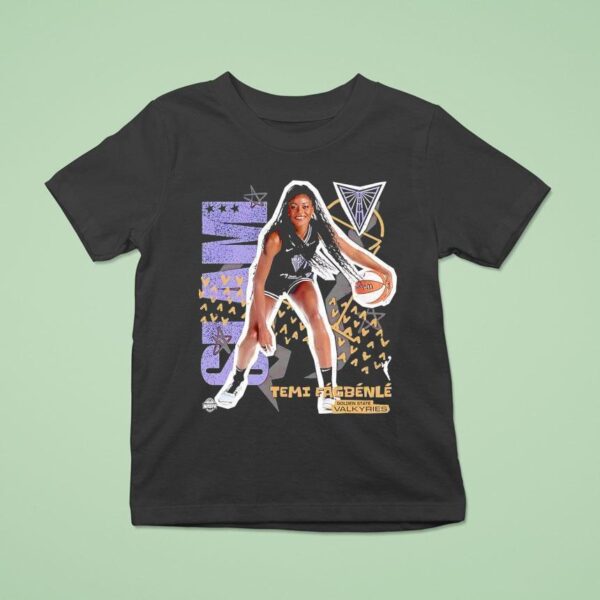 Slam Temi Fagbenle Golden State Valkyries Basketball T Shirt