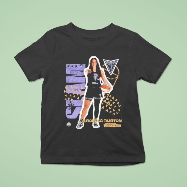 Slam Veronica Burton Golden State Valkyries Basketball T Shirt