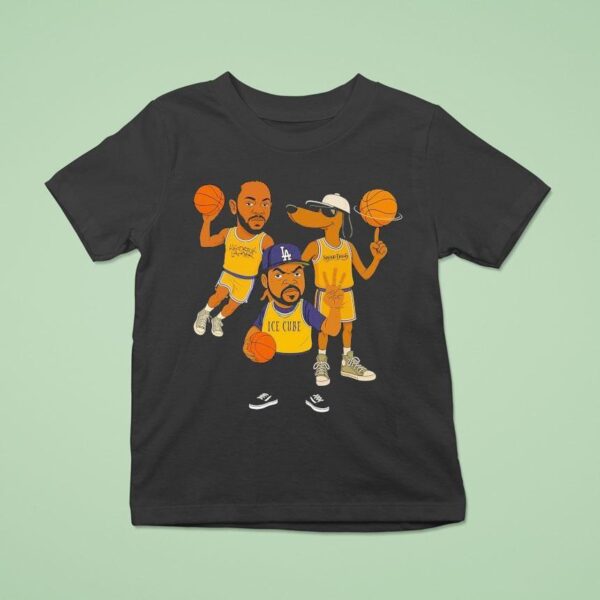 Snoop Dogg Kendrick Lamar And Ice Cube Big Team T Shirt