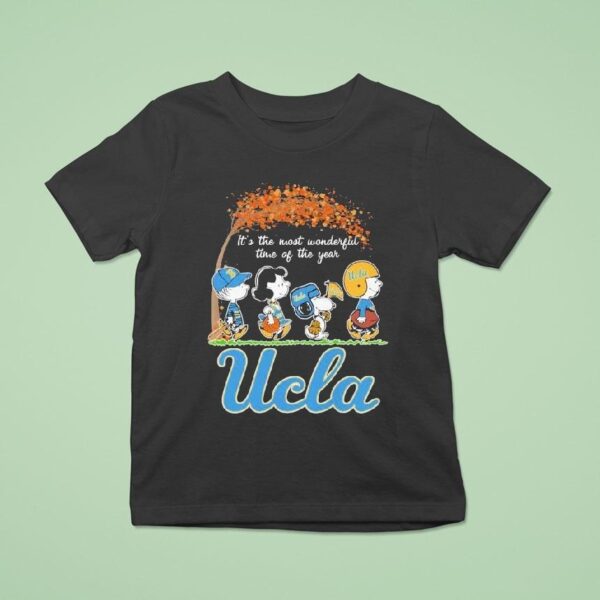 Snoopy The Peanuts Ucla Bruins It S The Most Wonderful Time Of The Year T Shirt