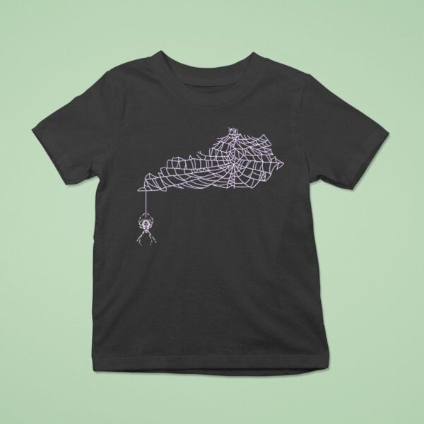 Spider Web Kentucky Shape T Shirt