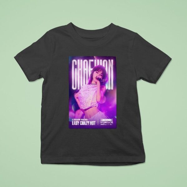 Sserafim Easy Crazy Hot Le Sserafim Tour T Shirt