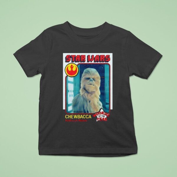 Star Wars Chewbacca Wookie Of The Year Card T Shirt