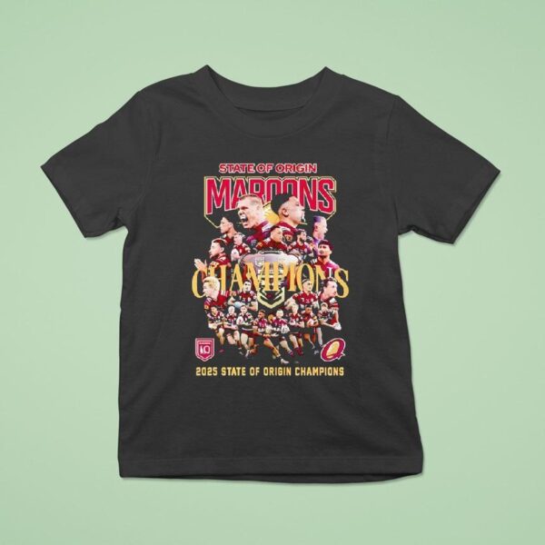 State Of Origin Queenslander Maroons Champions State Of Origin Champions T Shirt
