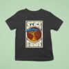 Stick Figure Sunrise Tree T Shirt