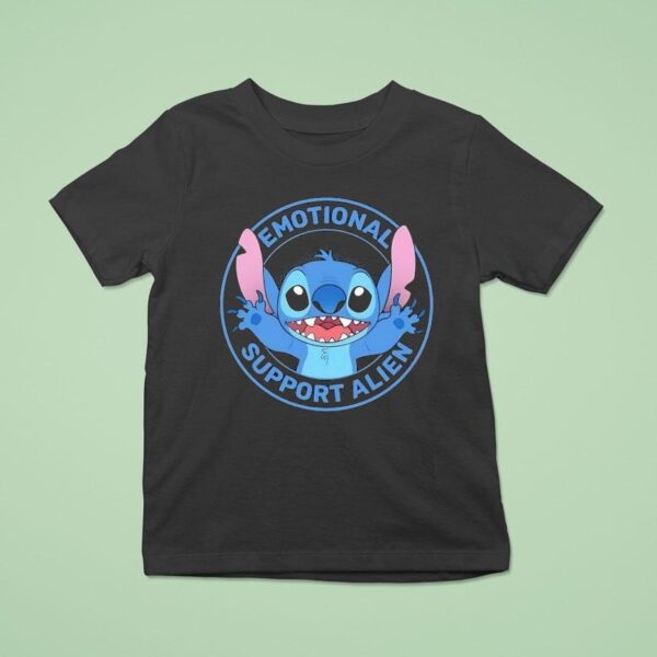 Stitch Emotional Support Alien T Shirt