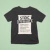 Stoic To Do List Scroll T Shirt