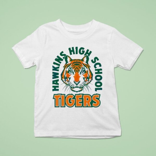 Stranger Things Hawkins High School Tigers Masco T Shirt