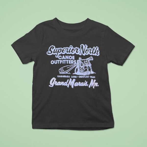Superior North Canoe Outfitters Saganaga Lake Gunflint Trail Grand Marais Mn T Shirt