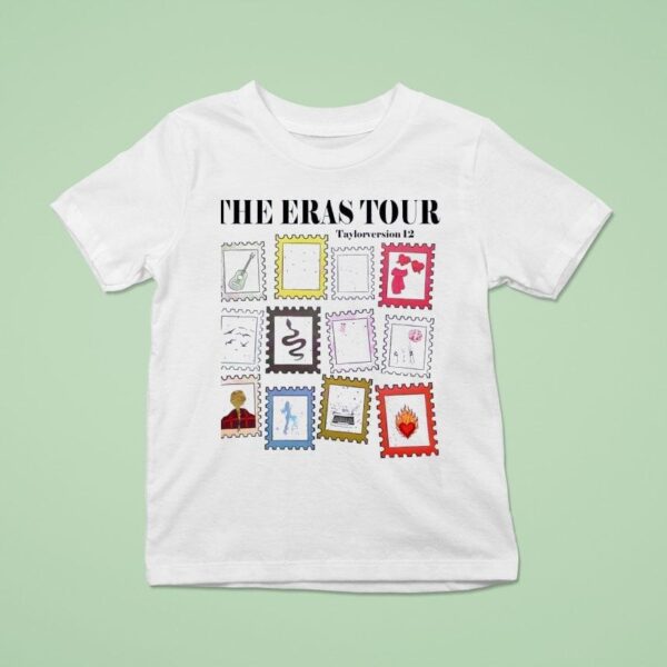 Swift Stamps Collection Ts The Eras Tour Album T Shirt