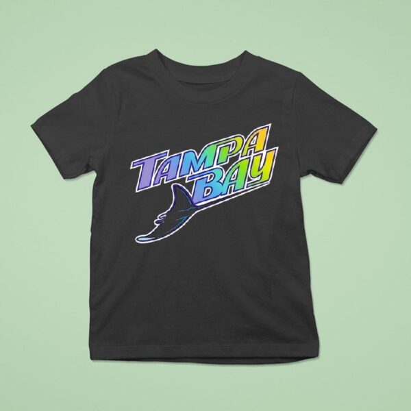 Tampa Bay Rays Logo Colors T Shirt