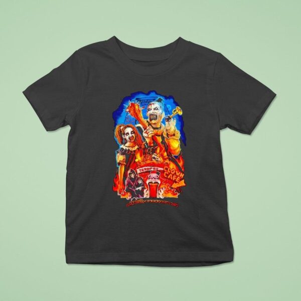 Terrifier Clown Cafe Universal Studios Halloween Horror Nights T Shirt