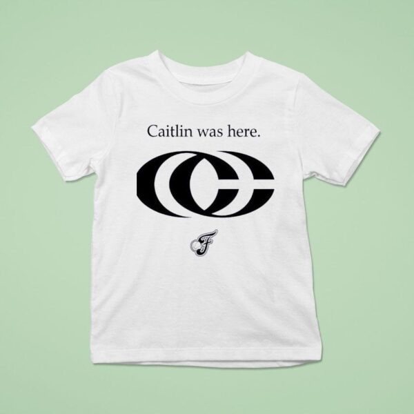 The Caitlin Clark Was Here Indiana Fever Logo T Shirt