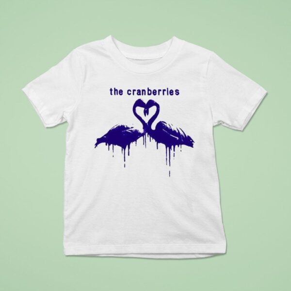 The Cranberries Heart Flamingo T Shirt