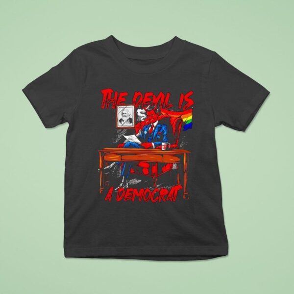 The Devil Is A Democrat Read Book Halloween T Shirt