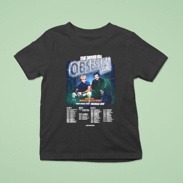 The Driver Era Obsession Tour Thomas Day Ross Lynch And Rocky Lynch Dates T Shirt