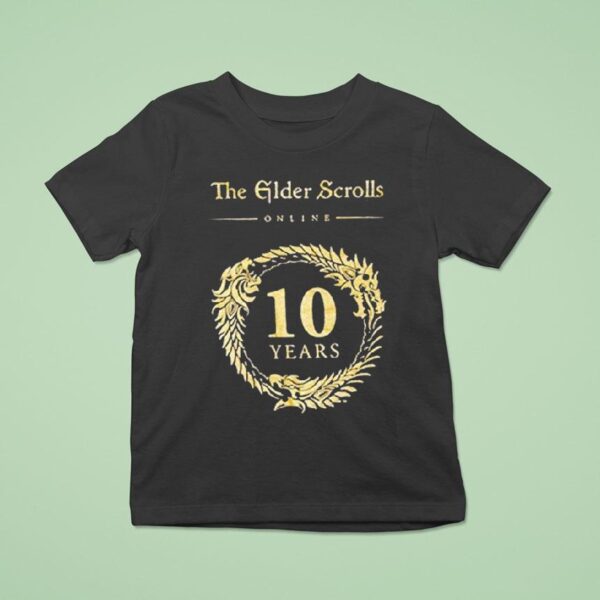 The Elder Scrolls Online Th Anniversary T Shirt