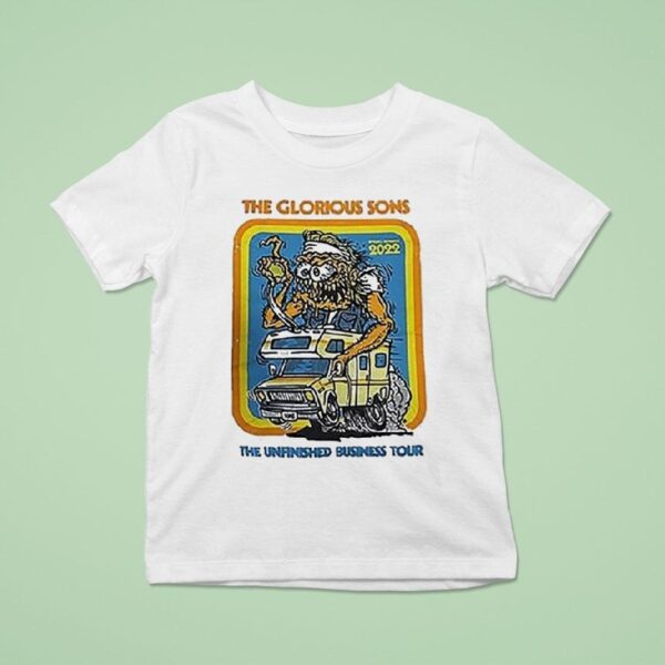 The Glorious Sons The Unfinished Business Tour Spring Summer T Shirt