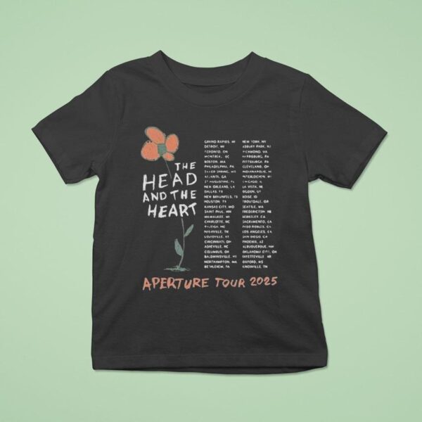 The Head And The Heart Aperture Tour Dates T Shirt