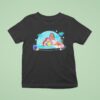 The Little Mermaid And Moana Connected By The Ocean Cartoon T Shirt